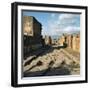 A Street in the Roman Town of Pompeii, 1st Century-CM Dixon-Framed Photographic Print