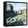 A Street in the Roman Town of Pompeii, Italy-CM Dixon-Framed Stretched Canvas