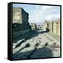 A Street in the Roman Town of Pompeii, Italy-CM Dixon-Framed Stretched Canvas