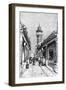 A Street in the Suk District of Tunis, Tunisia, 1895-null-Framed Giclee Print