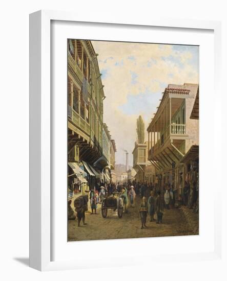 A Street in Tiflis-Pyotr Petrovich Vereshchagin-Framed Giclee Print