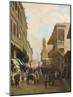 A Street in Tiflis-Pyotr Petrovich Vereshchagin-Mounted Giclee Print