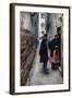 A Street in Venice-John Singer Sargent-Framed Art Print