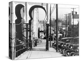 A street in Vicksburg, Mississippi, 1936-Walker Evans-Stretched Canvas