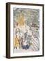 A Street in Vienna, 1918-null-Framed Giclee Print