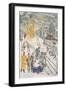 A Street in Vienna, 1918-null-Framed Giclee Print