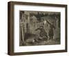 A Street in Whitechapel: the Last Crime of Jack the Ripper, from 'Le Petit Parisien', 1891-Beltrand and Clair-Guyot, E. Dete-Framed Giclee Print