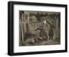 A Street in Whitechapel: the Last Crime of Jack the Ripper, from 'Le Petit Parisien', 1891-Beltrand and Clair-Guyot, E. Dete-Framed Giclee Print