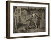 A Street in Whitechapel: the Last Crime of Jack the Ripper, from 'Le Petit Parisien', 1891-Beltrand and Clair-Guyot, E. Dete-Framed Giclee Print