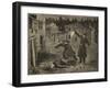 A Street in Whitechapel: the Last Crime of Jack the Ripper, from 'Le Petit Parisien', 1891-Beltrand and Clair-Guyot, E. Dete-Framed Giclee Print