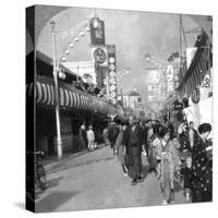 A Street in Yokohama, Japan, 1900s-null-Stretched Canvas