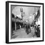 A Street in Yokohama, Japan, 1900s-null-Framed Photographic Print