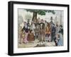 A Street Magician Near the Place De La Bastille Paris-null-Framed Giclee Print