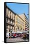 A street market in Milan, Lombardy, Italy, Europe-Alexandre Rotenberg-Framed Stretched Canvas