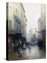 A Street Market, Paris, France-Victor Gabriel Gilbert-Stretched Canvas
