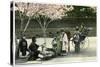 A Street Merchant, Japan, 1904-null-Stretched Canvas