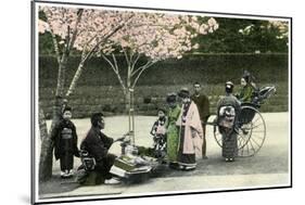 A Street Merchant, Japan, 1904-null-Mounted Giclee Print