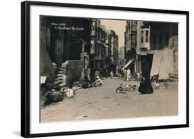 A Street Near the Citadel, Cairo, Egypt, 1936-null-Framed Photographic Print