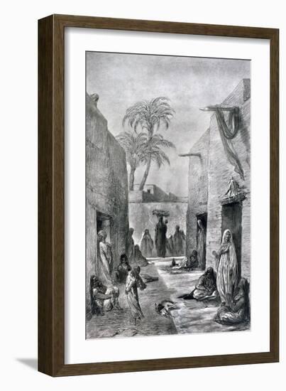 A Street of Almees (Egyptian Dancing Girl), Egypt, 1872-Alfred-Henri Darjou-Framed Giclee Print