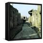 A Street of Houses, Pompeii, Italy-CM Dixon-Framed Stretched Canvas
