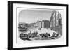 A Street of Lyons during the Inundation.-null-Framed Giclee Print