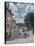 A Street, Possibly in Port-Marly, 1876-Alfred Sisley-Stretched Canvas