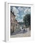 A Street, Possibly in Port-Marly, 1876-Alfred Sisley-Framed Giclee Print