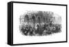 A Street Riot on Giltspur Street, London-null-Framed Stretched Canvas