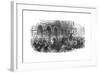 A Street Riot on Giltspur Street, London-null-Framed Giclee Print