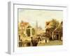 A Street Scene, Amsterdam-Johannes Frederick Hulk-Framed Giclee Print