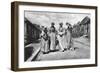 A Street Scene at Vieuxfort, St Lucia, Early 20th Century-null-Framed Giclee Print
