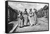 A Street Scene at Vieuxfort, St Lucia, Early 20th Century-null-Framed Stretched Canvas