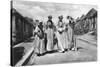 A Street Scene at Vieuxfort, St Lucia, Early 20th Century-null-Stretched Canvas