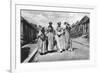 A Street Scene at Vieuxfort, St Lucia, Early 20th Century-null-Framed Giclee Print