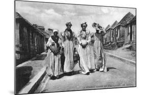 A Street Scene at Vieuxfort, St Lucia, Early 20th Century-null-Mounted Giclee Print