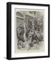 A Street Scene During the Recent Panic in Stamboul-William Small-Framed Giclee Print