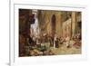 A Street Scene in Cairo-Charles Robertson-Framed Photographic Print