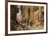 A Street Scene in Cairo-Charles Robertson-Framed Photographic Print