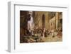 A Street Scene in Cairo-Charles Robertson-Framed Photographic Print