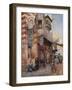 A Street Scene in Cairo-Walter Spencer-Stanhope Tyrwhitt-Framed Giclee Print