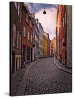 A Street Scene in Copenhagen, Denmark, Scandinavia, Europe-Jim Nix-Stretched Canvas