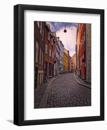 A Street Scene in Copenhagen, Denmark, Scandinavia, Europe-Jim Nix-Framed Photographic Print