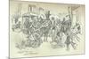 A Street Scene in Delhi, C1903-Leonard Raven-hill-Mounted Giclee Print