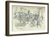 A Street Scene in Delhi, C1903-Leonard Raven-hill-Framed Giclee Print