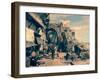 A Street Scene in Jaffa, 1890-Gustav Bauernfeind-Framed Giclee Print