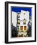 A street scene in the new part of the White Village of Frigiliana. Known as a "pueblo blanco" be...-Panoramic Images-Framed Photographic Print