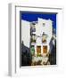 A street scene in the new part of the White Village of Frigiliana. Known as a "pueblo blanco" be...-Panoramic Images-Framed Photographic Print
