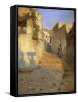 A Street Scene in Tunisia, 1891-Peter Vilhelm Ilsted-Framed Stretched Canvas