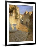 A Street Scene in Tunisia, 1891-Peter Vilhelm Ilsted-Framed Giclee Print