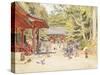 A Street Scene, Japan-Walter Frederick Roofe Tyndale-Stretched Canvas